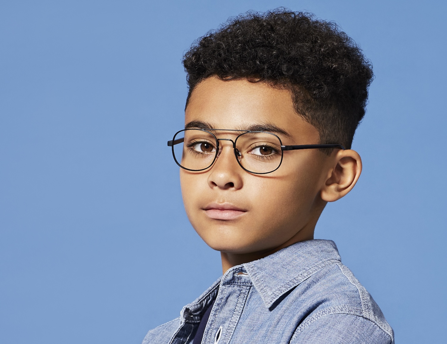 boy in rock star glasses