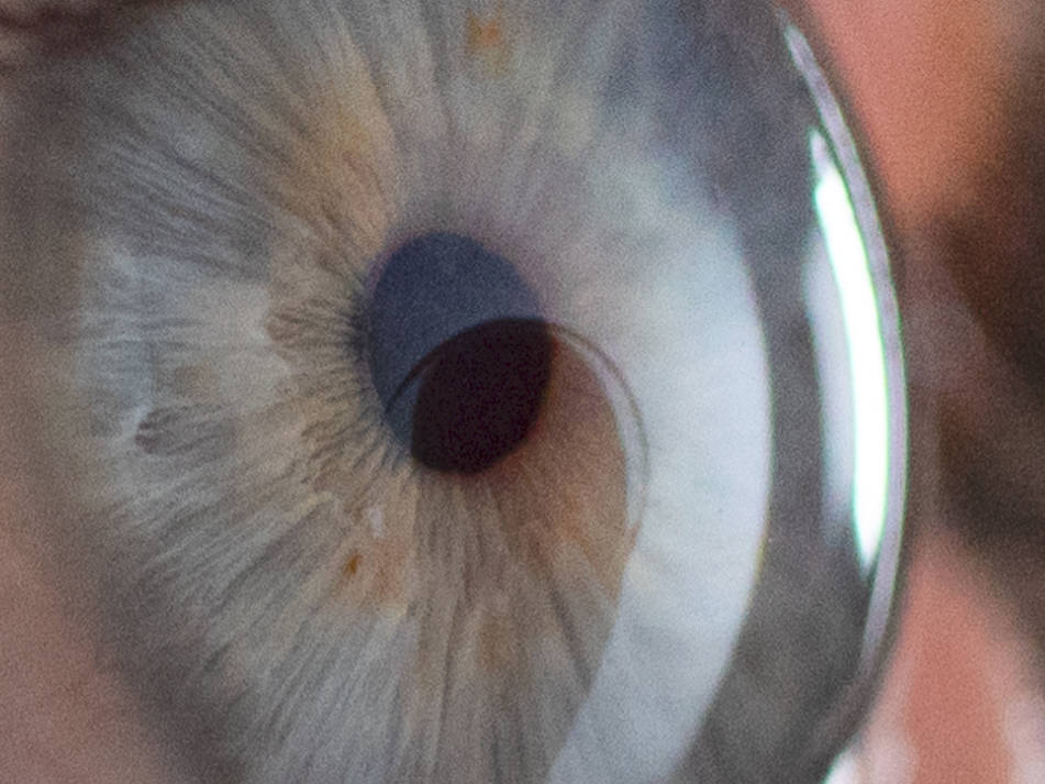 close up of eye